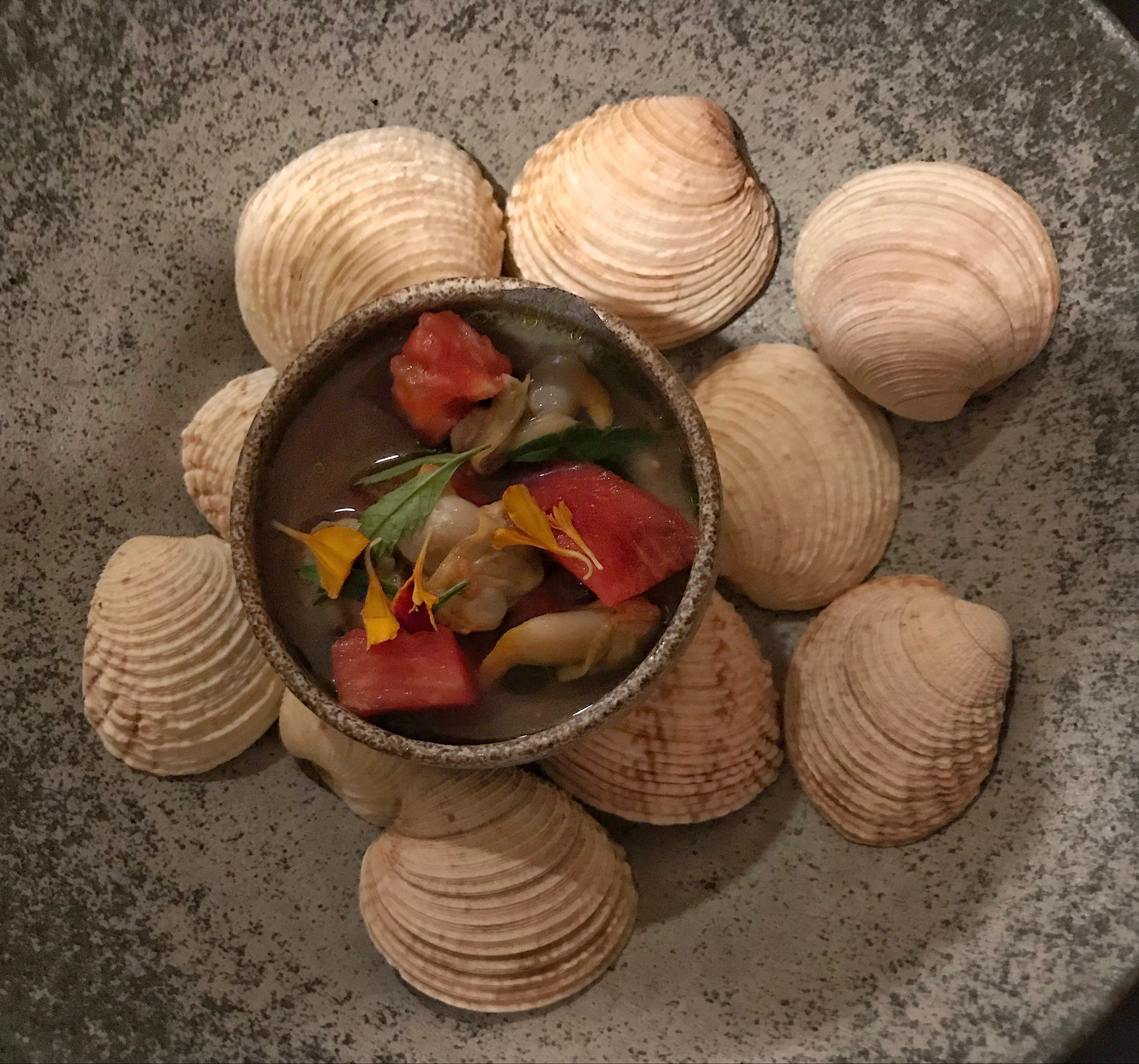 Tasting menu, Restaurant AT, Paris